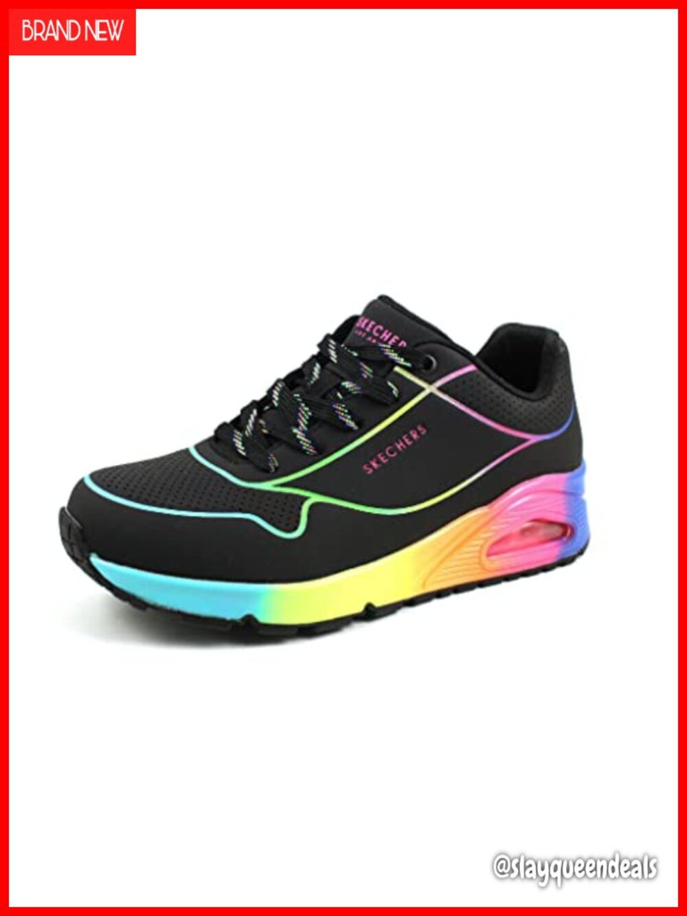 Skechers Uno Pop of Sunshine Memory Foam Sneakers